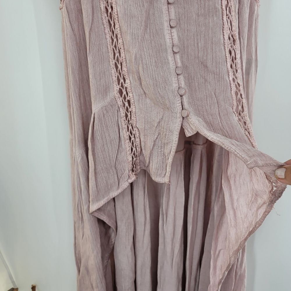 Vici dusty rose boho dress - Picture 6 of 9